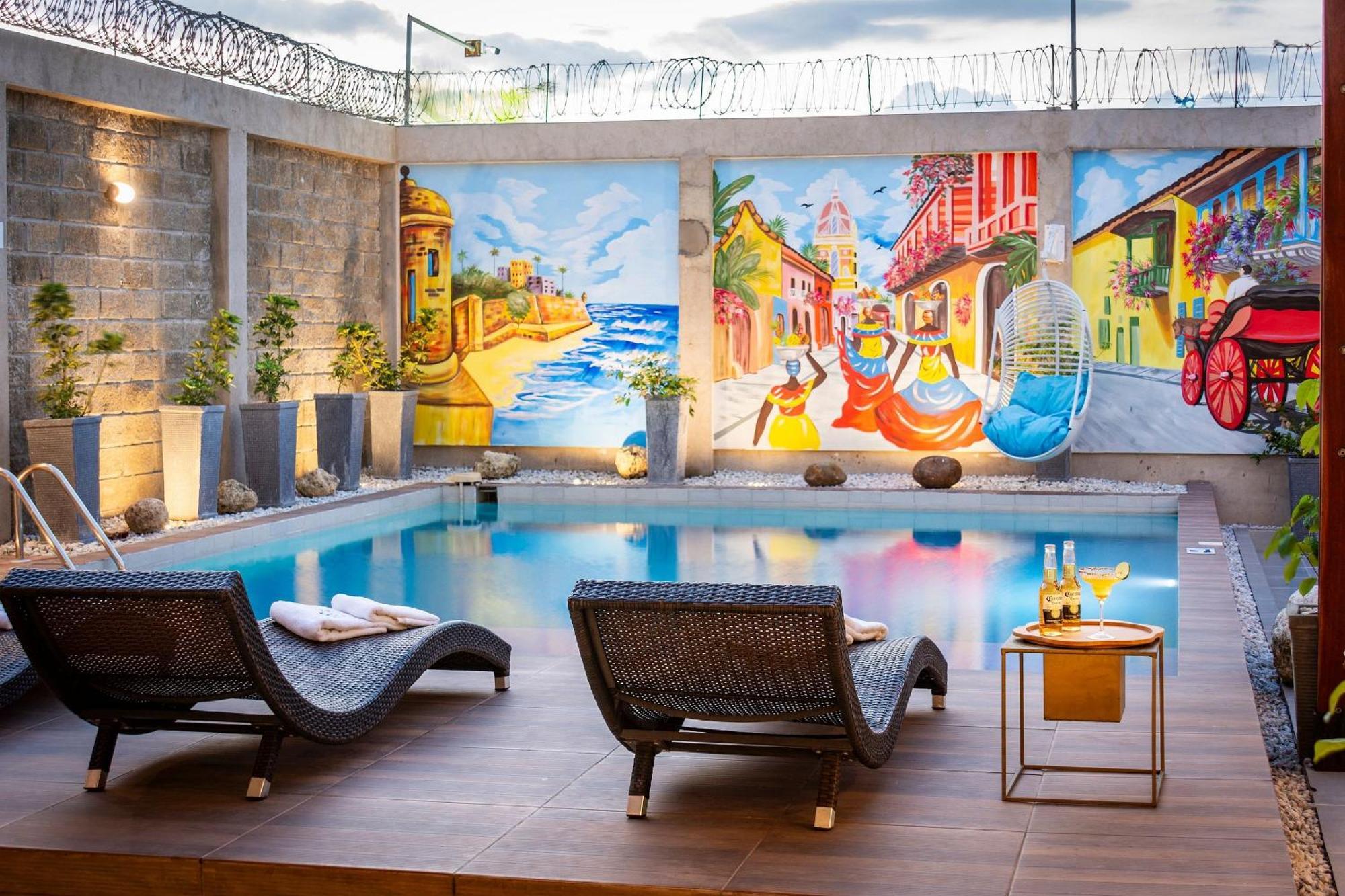 Amazing Beach House 13Br W/Pool & Staff Cartagena Exteriör bild