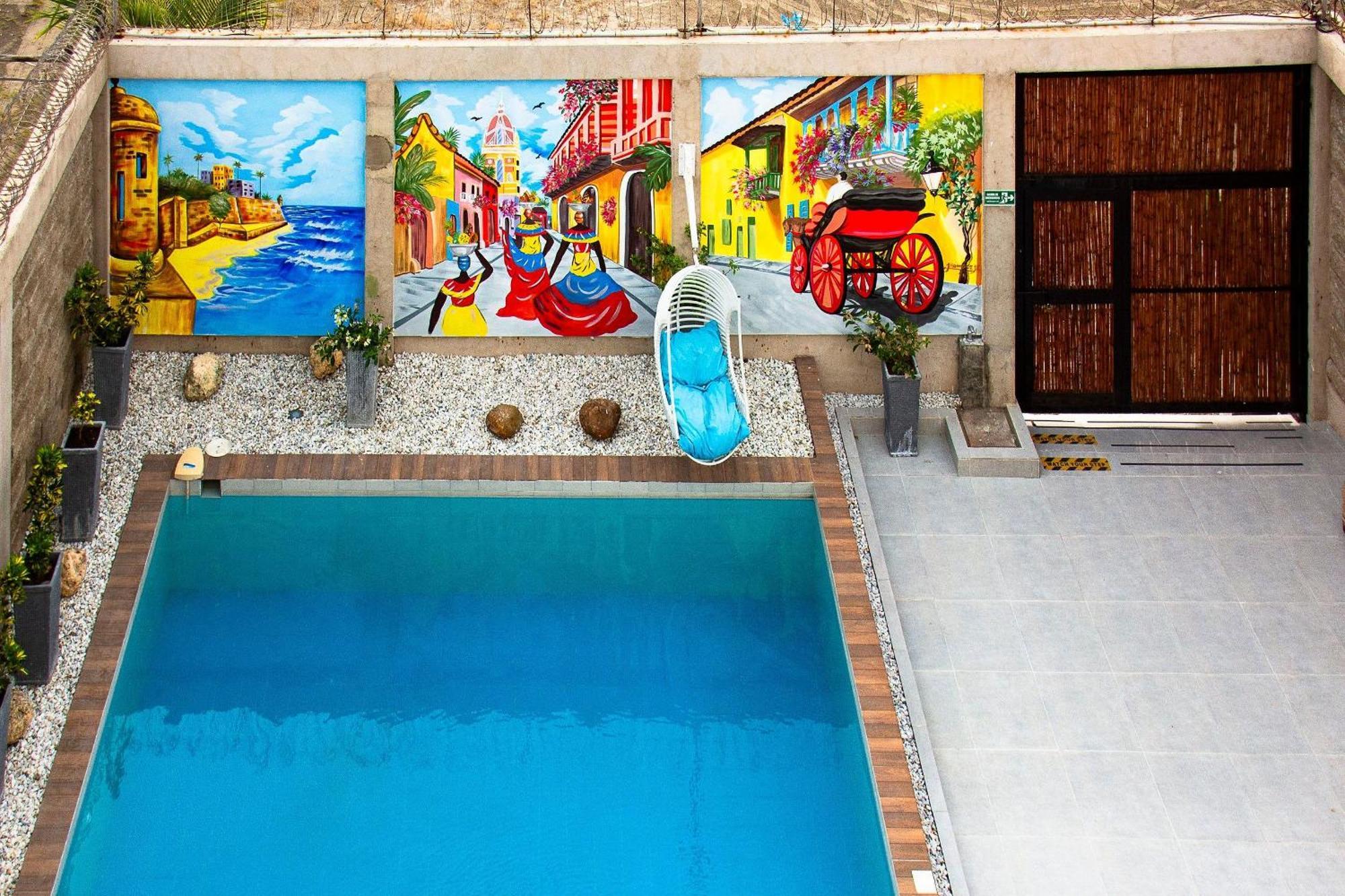 Amazing Beach House 13Br W/Pool & Staff Cartagena Exteriör bild