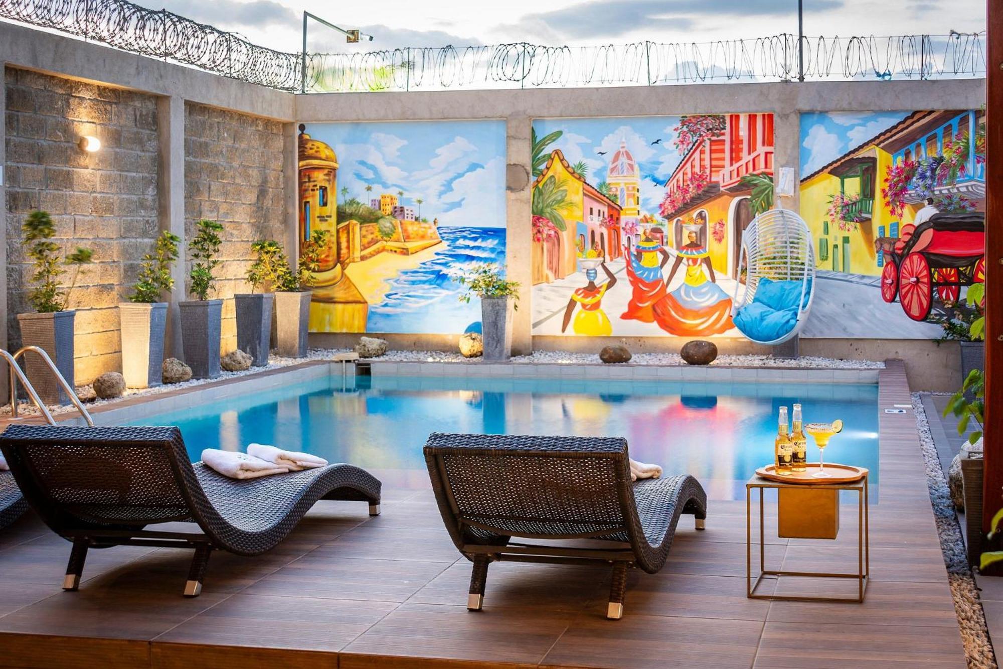 Amazing Beach House 13Br W/Pool & Staff Cartagena Exteriör bild