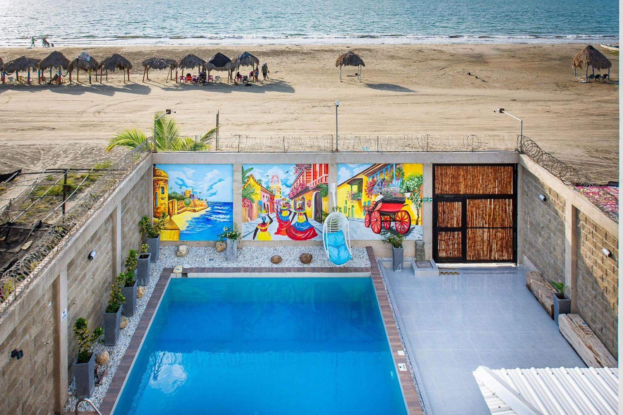 Amazing Beach House 13Br W/Pool & Staff Cartagena Exteriör bild
